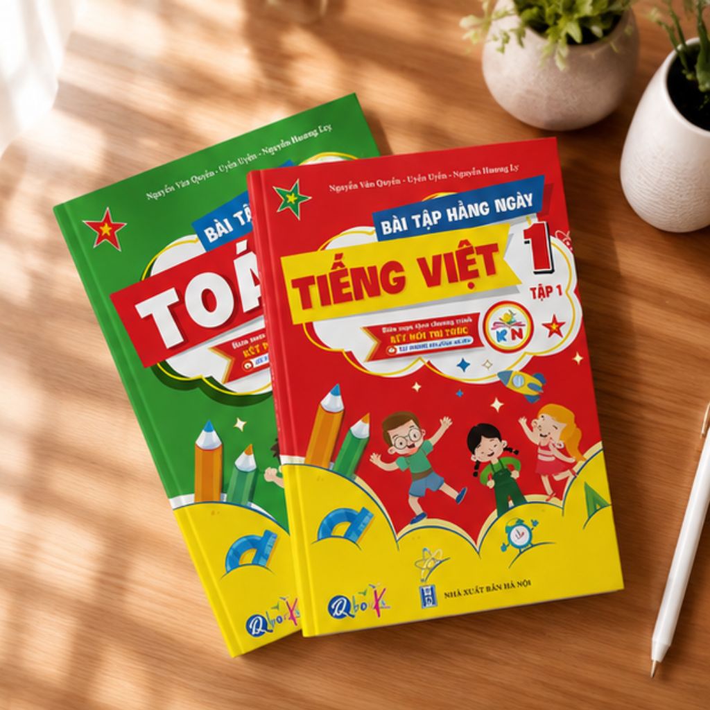 Combo sách bài tập hằng ngày Toán và Tiếng Việt lớp 1 tập 1 Kết Nối Tri Thức - Ảnh 4