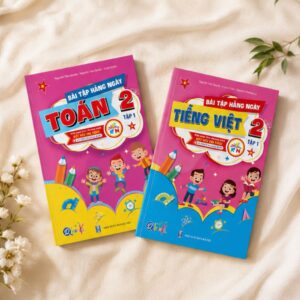 Combo sách bài tập hằng ngày Toán và Tiếng Việt lớp 2 tập 1 Kết Nối Tri Thức