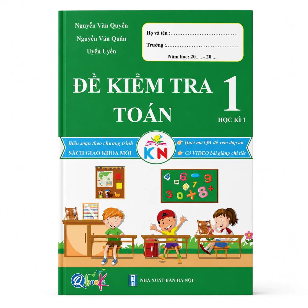 Combo sách đề kiểm tra Toán và Tiếng Việt lớp 1 học kỳ 1 Kết Nối Tri Thức - Ảnh 2