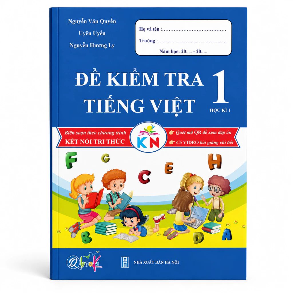 Combo sách đề kiểm tra Toán và Tiếng Việt lớp 1 học kỳ 1 Kết Nối Tri Thức - Ảnh 3