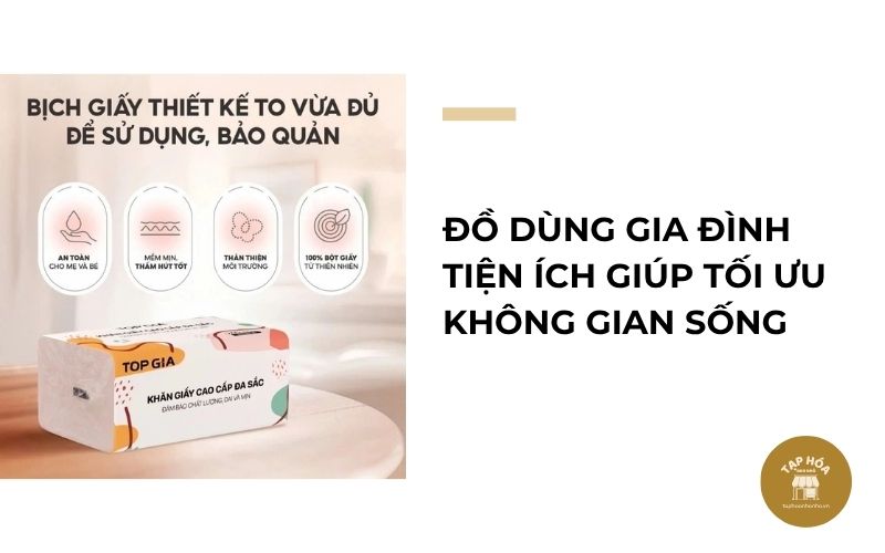 Đồ dùng gia đình tiện ích giúp tối ưu không gian sống