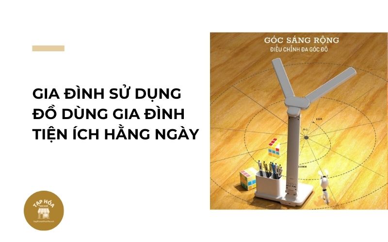 Gia đình sử dụng đồ dùng gia đình tiện ích hằng ngày