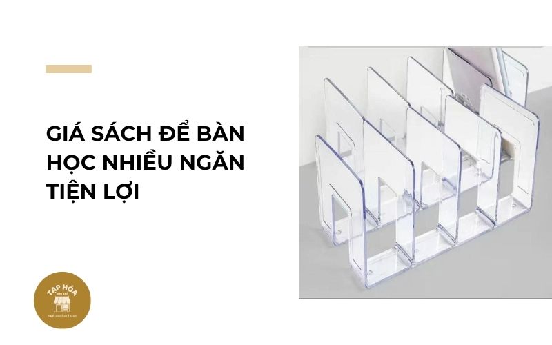 Giá sách để bàn học nhiều ngăn tiện lợi