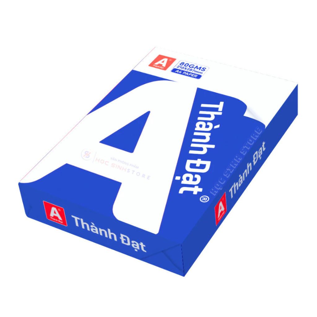 Giấy photo A4 Thành Đạt 70gsm 500 tờ trắng mịn cho máy in photocopy - Ảnh 3