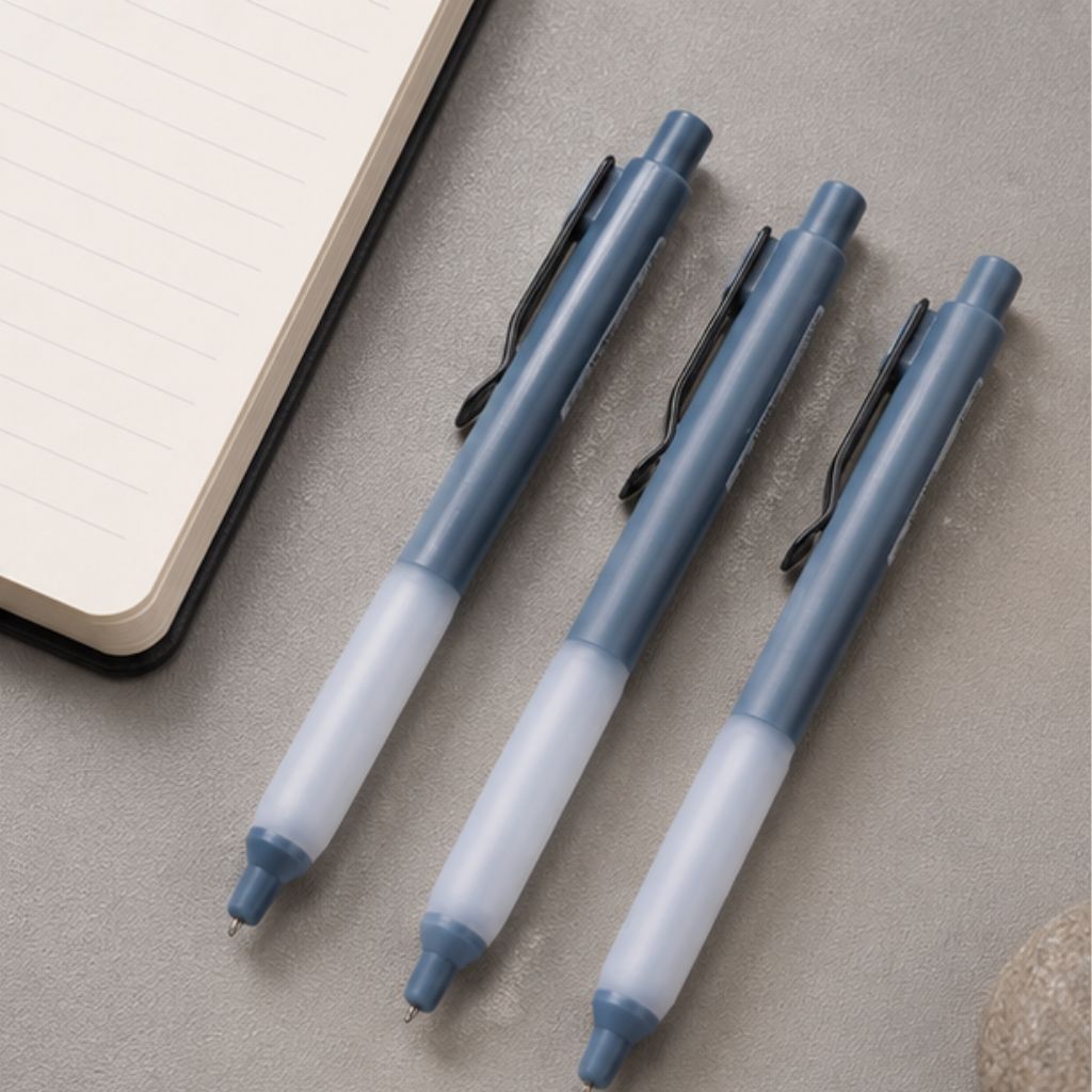 Hộp 3 bút gel bấm CLASSMATE Vintage 0.5mm viết trơn mực nhanh khô - Ảnh 4
