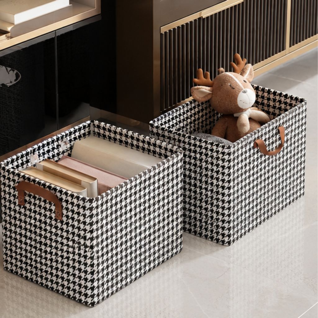 Hộp đựng quần áo khung thép JYoohome gấp gọn chống thấm giữ form - Ảnh 3