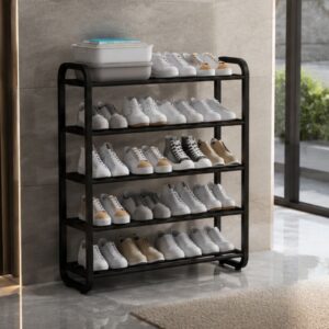 Kệ để giày đa năng khung thép lắp ráp giá để giày dép nhiều tầng