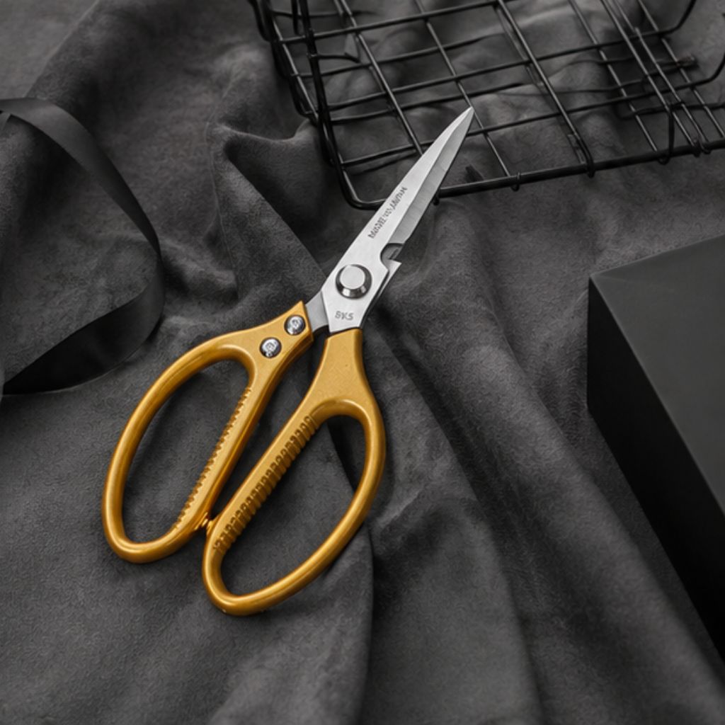 Kéo làm bếp đa năng SK5 JYoohome cắt gà cắt vải cắt giấy siêu sắc - Ảnh 2
