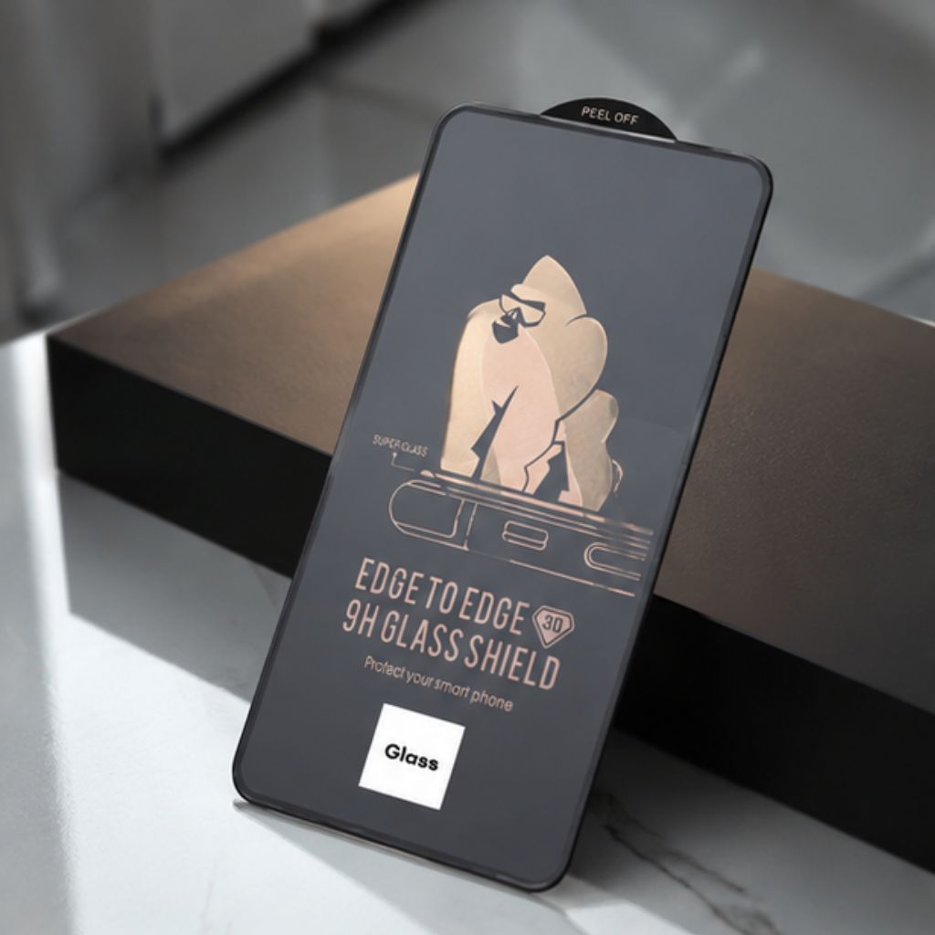 Kính cường lực iPhone KK 4D full màn chống nhìn trộm có khung tự dán