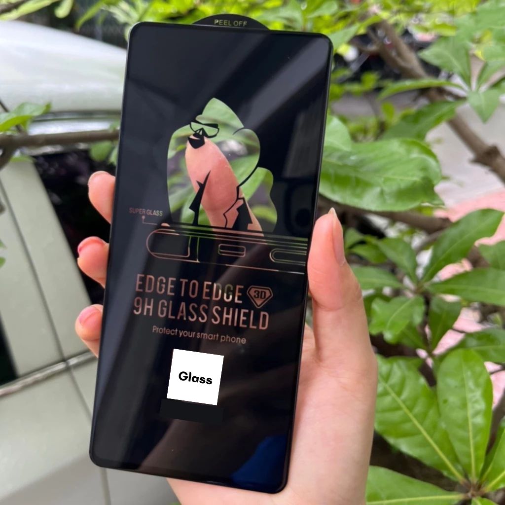 Kính cường lực iPhone KK 4D full màn chống nhìn trộm có khung tự dán