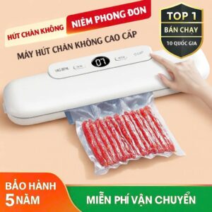 Máy hút chân không thực phẩm PVL hàn miệng túi mini lực hút mạnh 90W