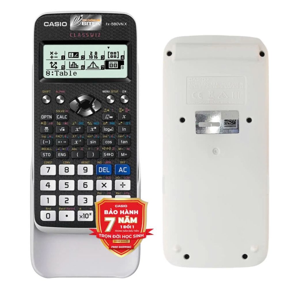 Máy tính Casio FX-580VN X chính hãng 521 chức năng cho học sinh phòng thi - Ảnh 4