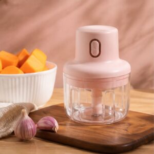 Máy xay mini cầm tay sạc pin 250ml xay tỏi ớt rau củ đa năng