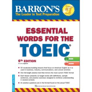 Sách Barron's Essential Words for the TOEIC 6th Edition First News chính hãng