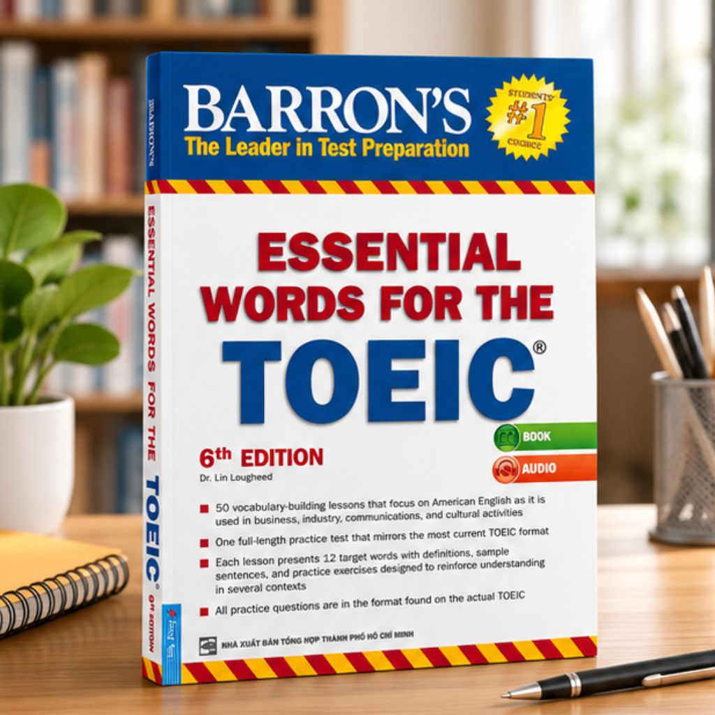 Sách Barron's Essential Words for the TOEIC 6th Edition First News chính hãng - Ảnh 4