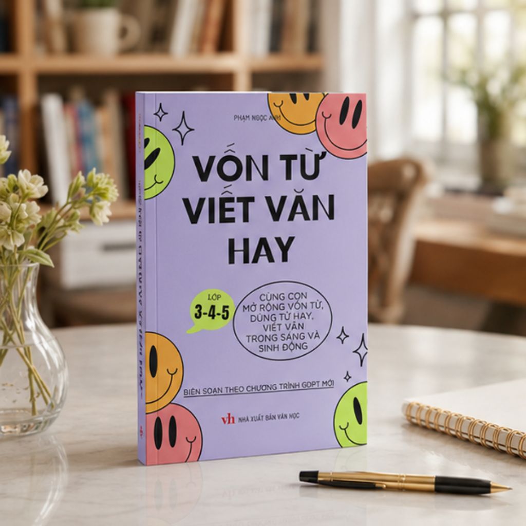 Sách Vốn từ viết văn hay cùng con mở rộng vốn từ lớp 3-4-5 (In thường)