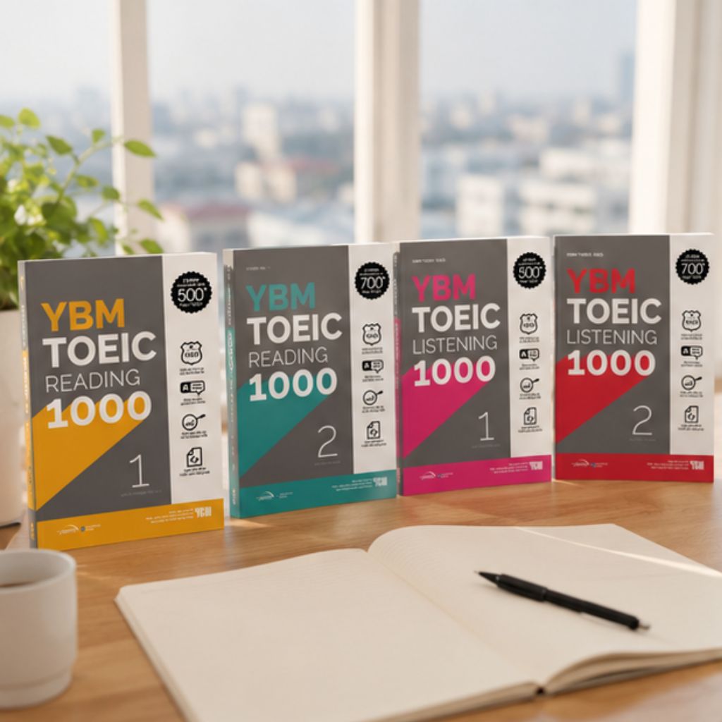Sách YBM TOEIC 1000 Listening Reading Vol 1 Vol 2 lẻ hoặc combo - Ảnh 3