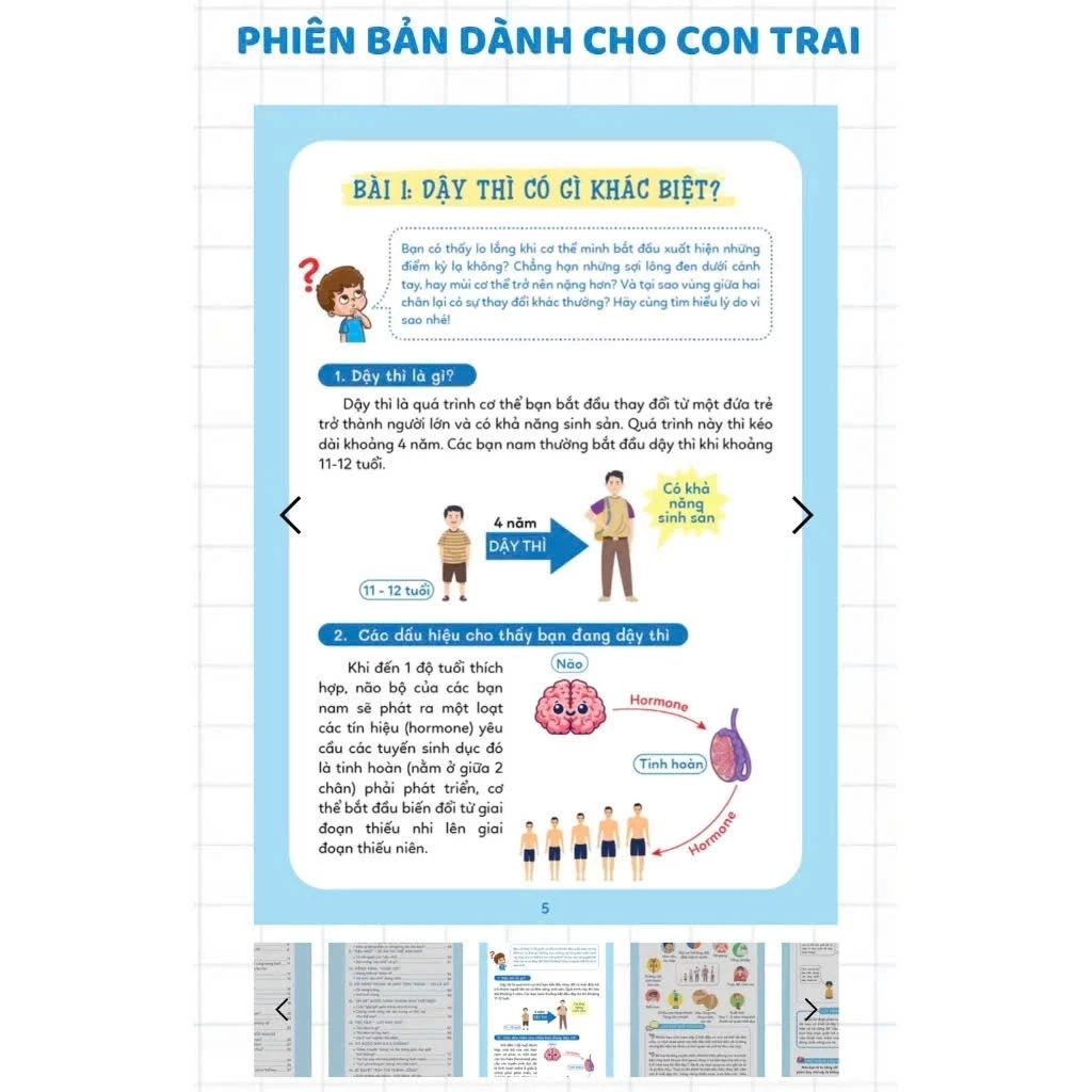 Sách combo 2 cuốn Thì thầm tuổi dậy thì con trai và kỹ năng tự bảo vệ (In màu) - Ảnh 3