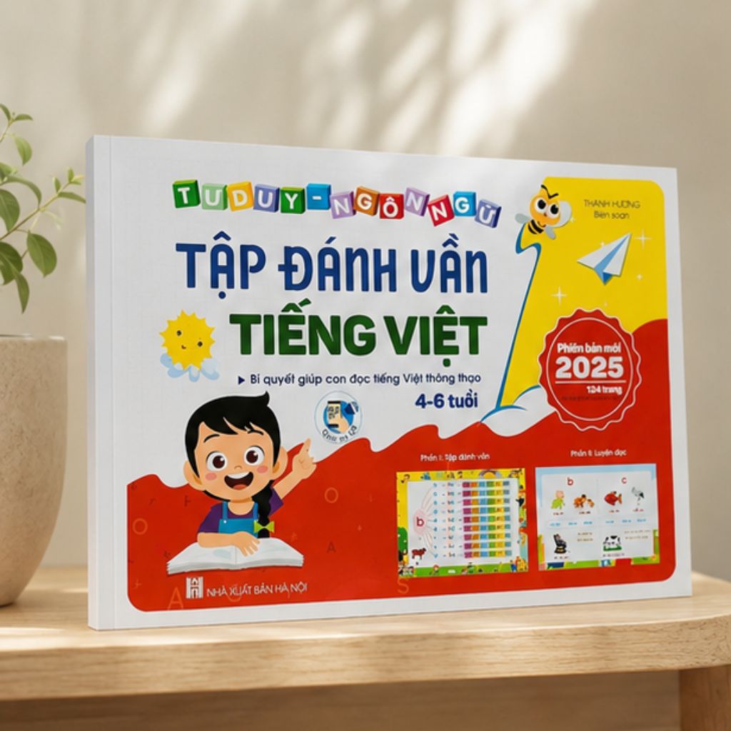 Sách tập đánh vần Tiếng Việt phiên bản 2026 kèm file đọc QR cho bé 4-6 tuổi - Ảnh 3