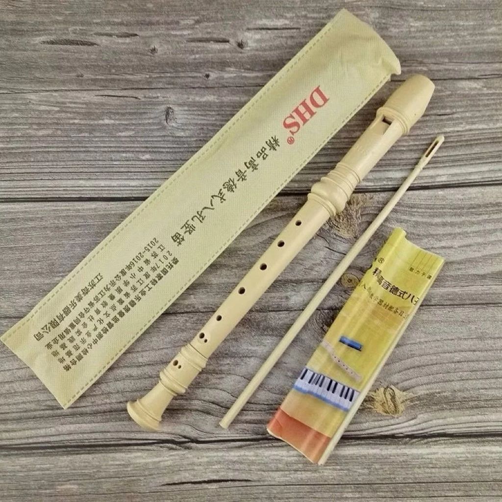 Sáo Recorder 8 lỗ DHS cho học sinh tone C âm chuẩn dễ thổi kèm que vệ sinh - Ảnh 2