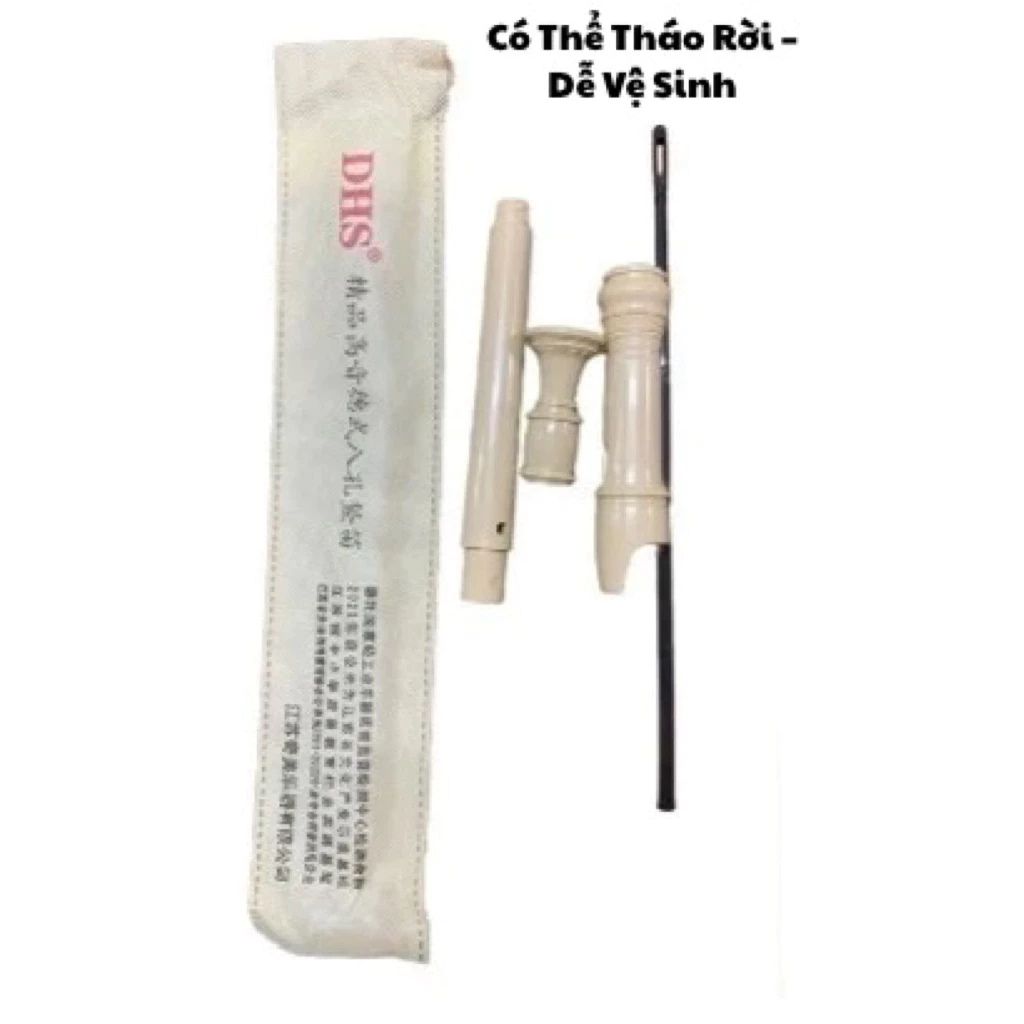 Sáo Recorder 8 lỗ DHS cho học sinh tone C âm chuẩn dễ thổi kèm que vệ sinh - Ảnh 3