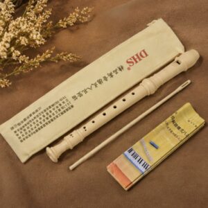 Sáo Recorder 8 lỗ DHS cho học sinh tone C âm chuẩn dễ thổi kèm que vệ sinh