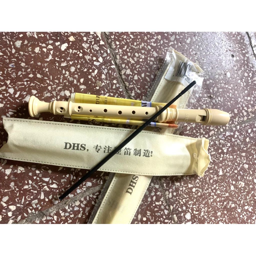 Sáo Recorder 8 lỗ DHS cho học sinh tone C âm chuẩn dễ thổi kèm que vệ sinh - Ảnh 4