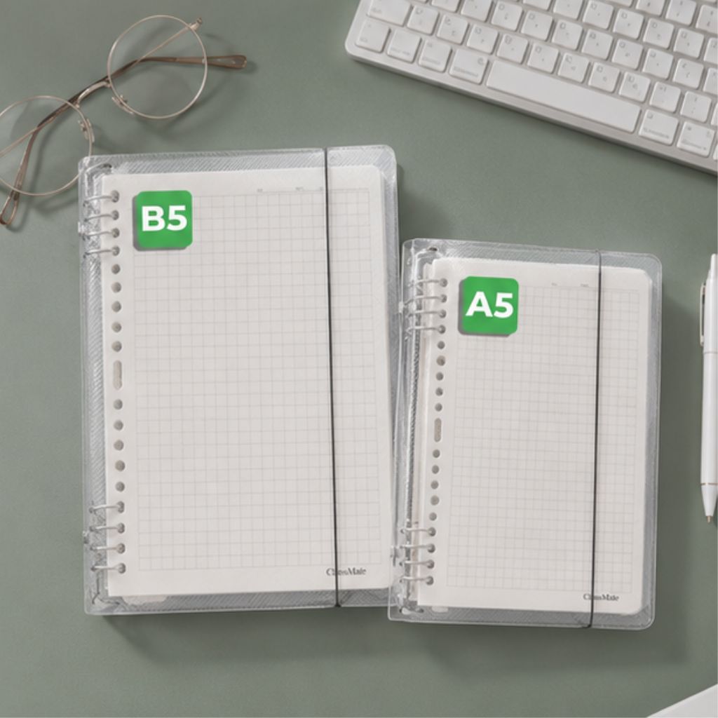 Sổ còng A5 B5 CLASSMATE 8 còng thay giấy refill 100gsm ghi chép - Ảnh 2