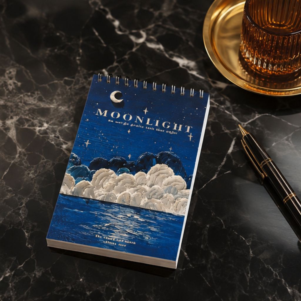 Sổ vẽ Sketchbook A4 8K 16K giấy 160gsm gáy lò xo bìa cứng 60 tờ - Ảnh 4