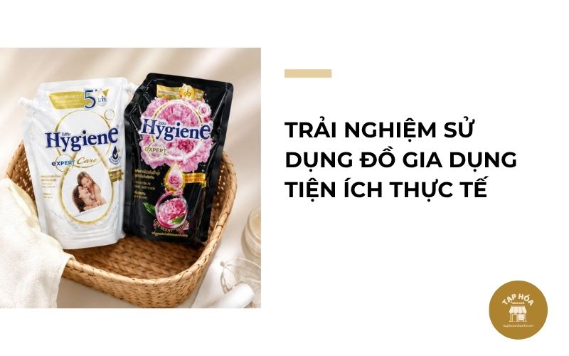 Trải nghiệm sử dụng đồ gia dụng tiện ích thực tế