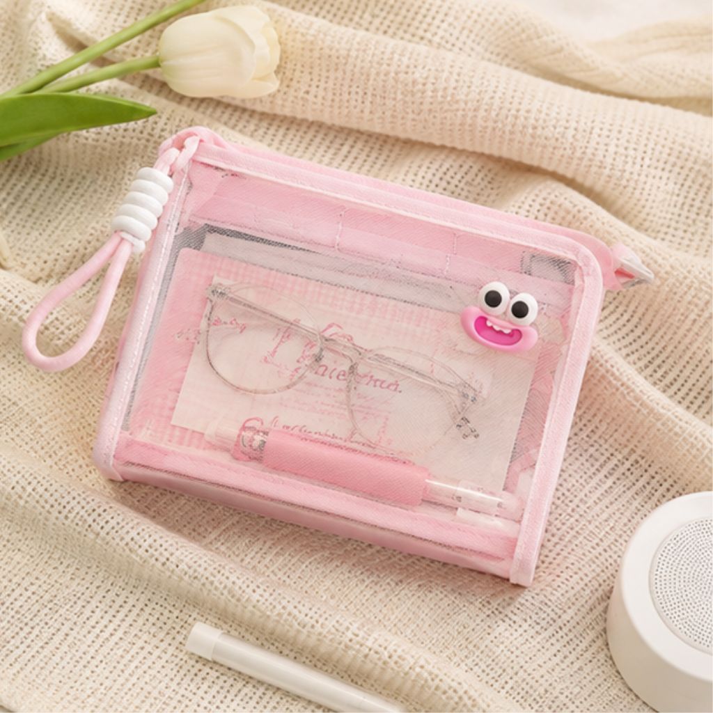 Túi tài liệu A4 cầm tay có khóa màu pastel đựng sách và giấy tờ - Ảnh 3