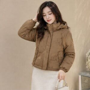 Áo phao lông vũ nữ siêu nhẹ giữ ấm mùa đông