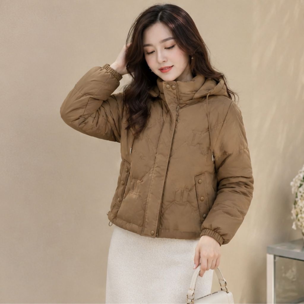Áo phao lông vũ nữ siêu nhẹ giữ ấm mùa đông