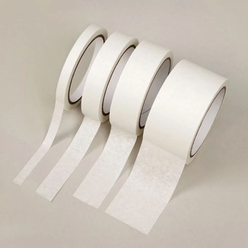 Băng keo giấy cuộn 20m nhiều keo dính chắc dễ xé bằng tay - Ảnh 2