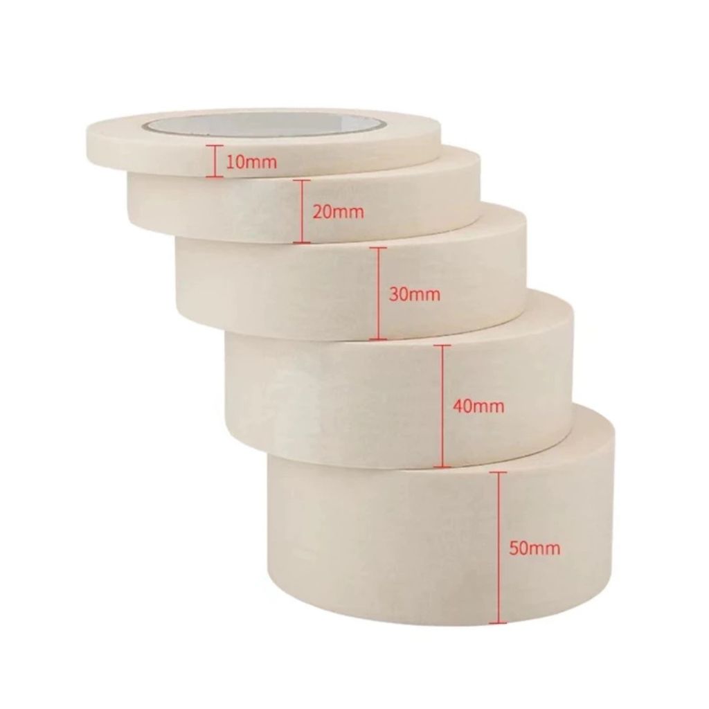 Băng keo giấy cuộn 20m nhiều keo dính chắc dễ xé bằng tay - Ảnh 3