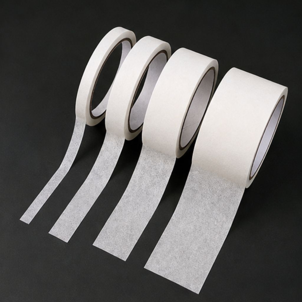 Băng keo giấy cuộn 20m nhiều keo dính chắc dễ xé bằng tay - Ảnh 3