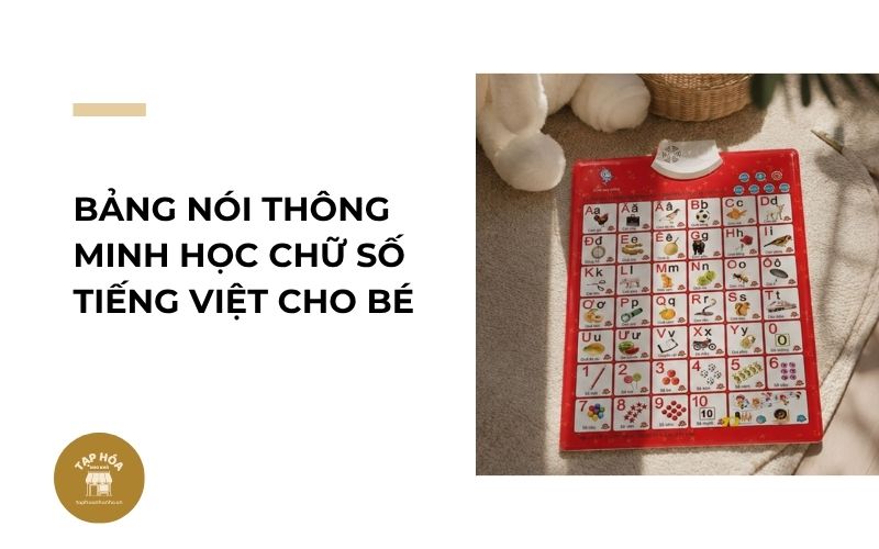 Bảng nói thông minh học chữ số tiếng Việt cho bé