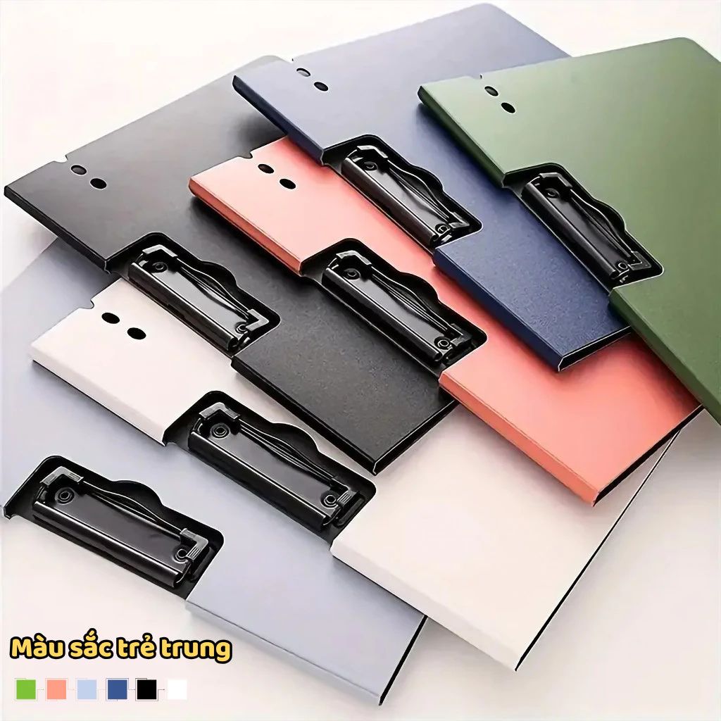 Bìa trình ký đôi A4 nhựa cứng cao cấp kẹp tài liệu gấp gọn tiện lợi - Ảnh 3