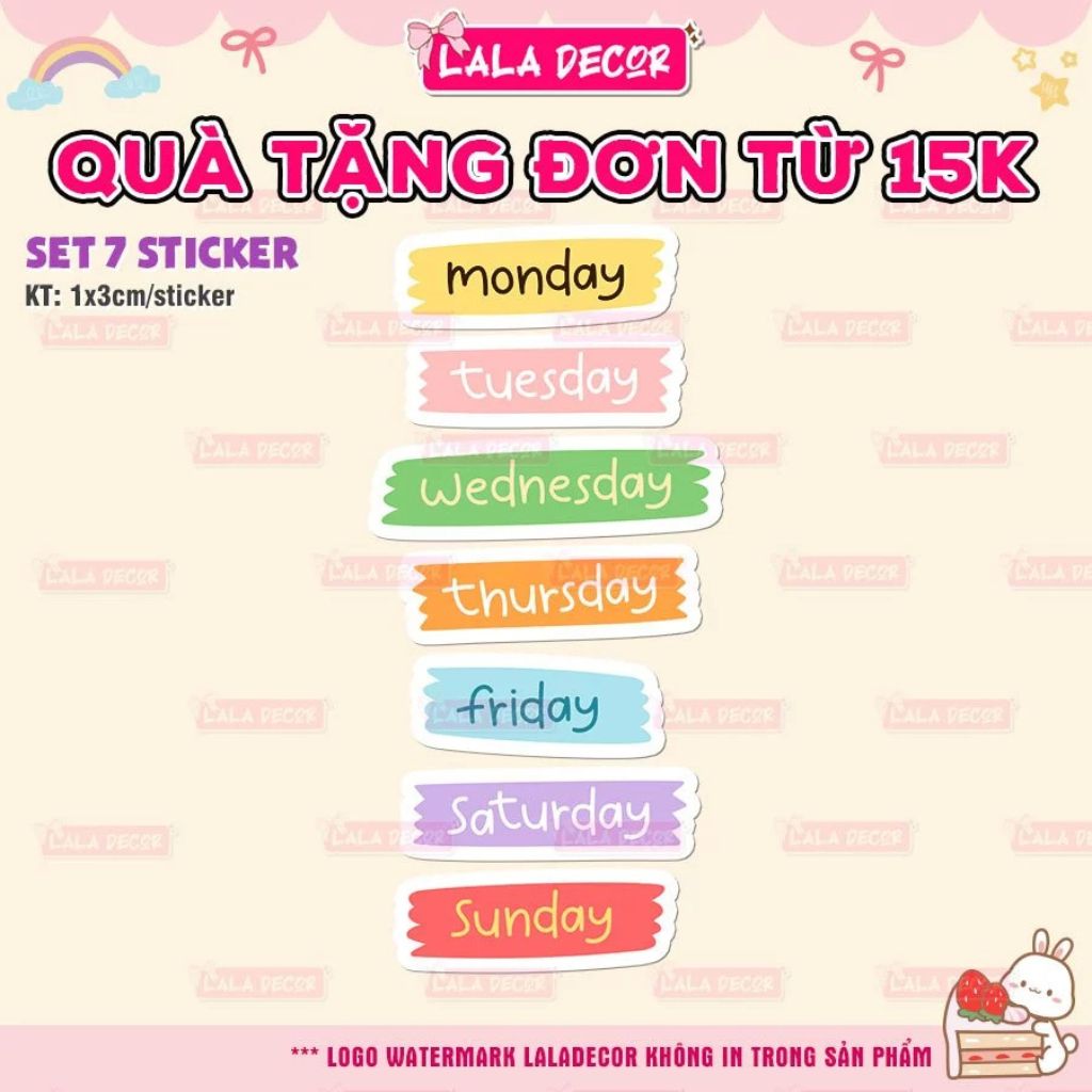 Bộ 32 nhãn vở môn học lớp 1-12 cute tặng sticker dán tên - Ảnh 2