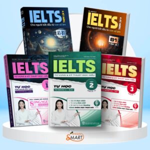 Bộ 5 cuốn IELTS từ cơ bản đến nâng cao, luyện 4 kỹ năng hiệu quả