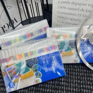 Bộ bút màu Acrylic Marker 60 màu cao cấp vẽ đa chất liệu bền màu