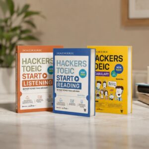 Bộ sách Hackers TOEIC Start cho người mới học mục tiêu 400+