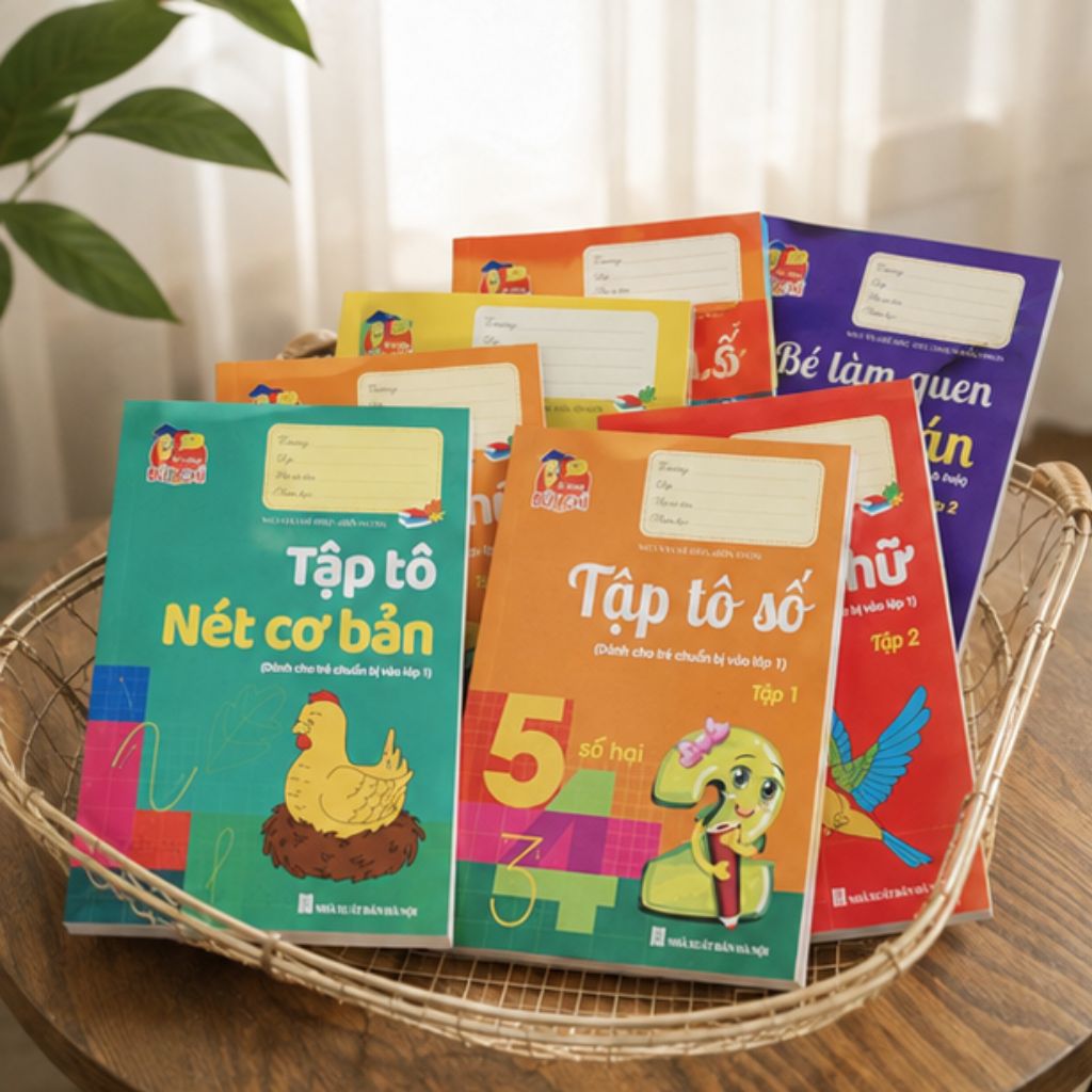 Bộ sách chuẩn bị cho bé vào lớp 1 hành trang 8 cuốn học tiền tiểu học - Ảnh 2