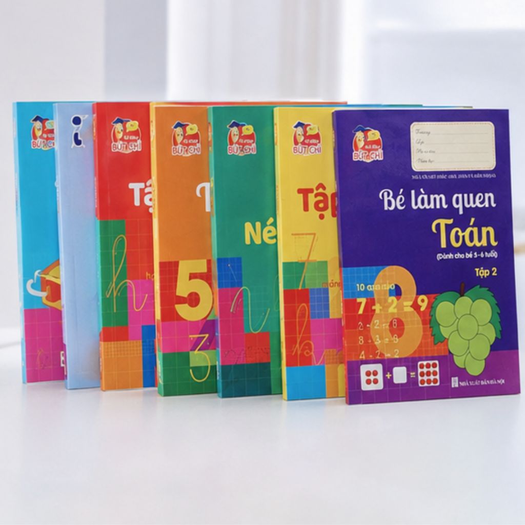 Bộ sách chuẩn bị cho bé vào lớp 1 hành trang 8 cuốn học tiền tiểu học - Ảnh 4