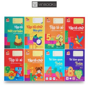 Bộ sách chuẩn bị cho bé vào lớp 1 hành trang 8 cuốn học tiền tiểu học
