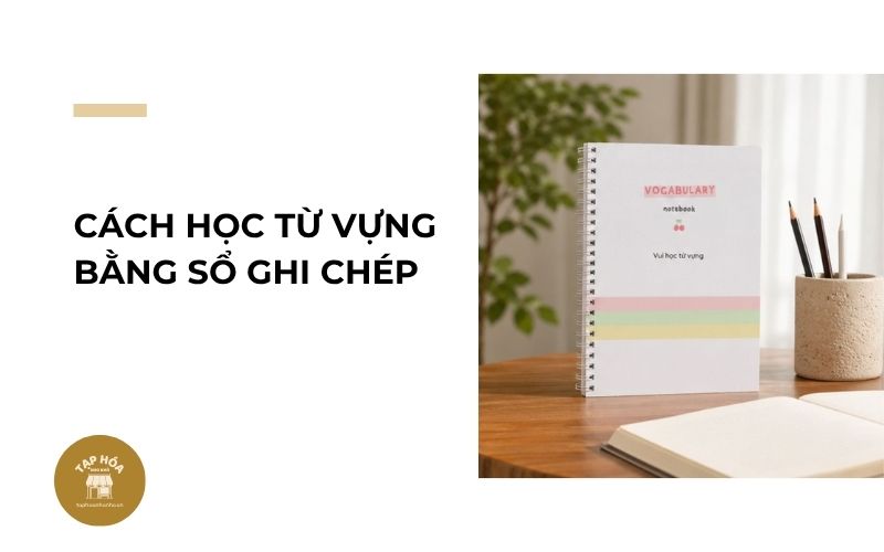 Cách học từ vựng bằng sổ ghi chép