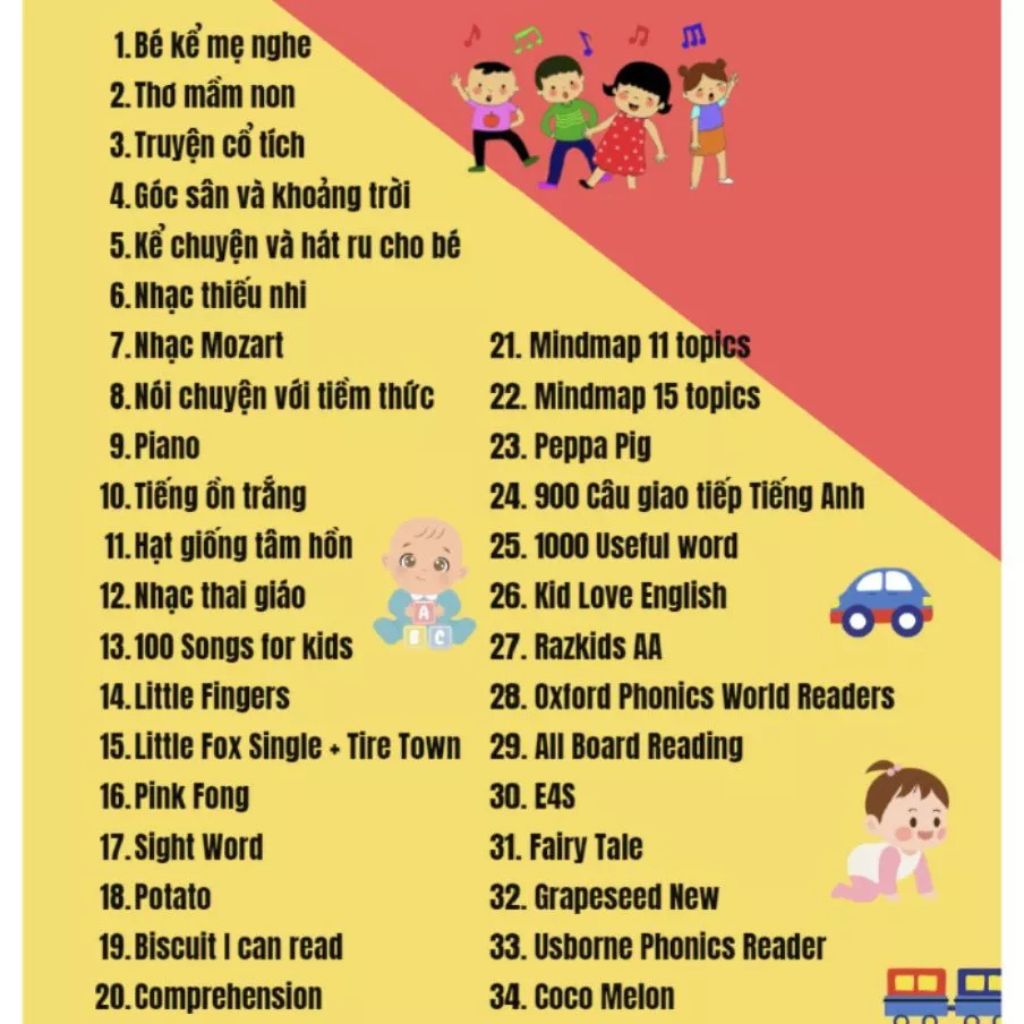 Đài Craven máy nghe tiếng ồn trắng cho bé loa tắm ngôn ngữ tiếng Anh Việt - Ảnh 4