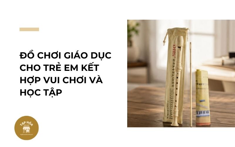 Đồ chơi giáo dục cho trẻ em kết hợp vui chơi và học tập