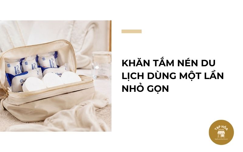 Khăn tắm nén du lịch dùng một lần nhỏ gọn