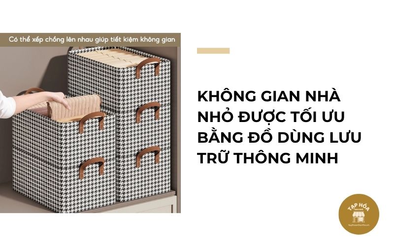 Không gian nhà nhỏ được tối ưu bằng đồ dùng lưu trữ thông minh